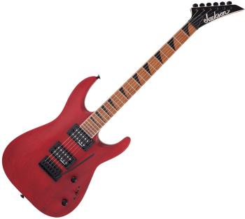 Jackson JS Series Dinky Arch Top JS24 DKAM Caramelized MN Red Satin Elektrická gitara