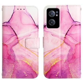 ART Peňaženkový kryt OnePlus Nord CE 2 5G PINK PURPLE MARBLE