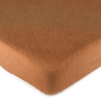 4Home jersey lepedő barna, barna, 90 x 200 cm