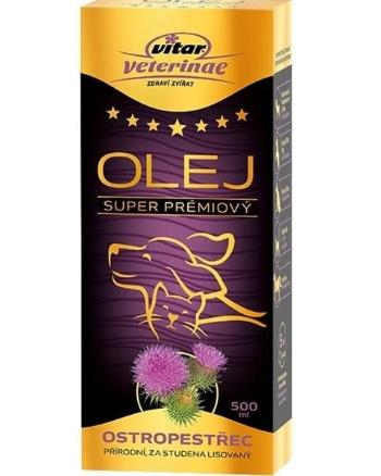 VITAR Veterinae Ostropestrecový olej pre psy a mačky 500ml