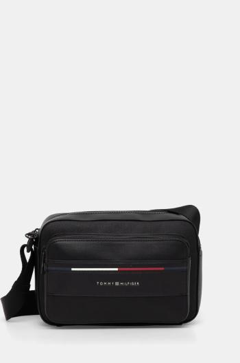 Malá taška Tommy Hilfiger čierna farba, AM0AM13199