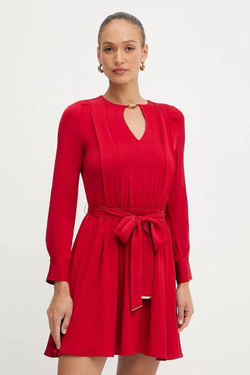 Šaty Marciano Guess ANITA červená farba, mini, áčkový strih, 5YGK33 7356A