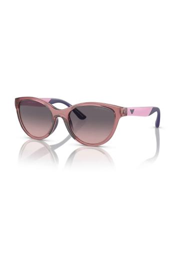 Detské slnečné okuliare Emporio Armani ružová farba, 0EK4003