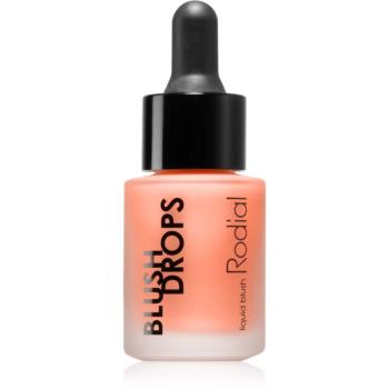 Rodial Blush Drops tekutá lícenka a lesk na pery dodávajúci hydratáciu a lesk odtieň Apricot Sorbet 15 ml