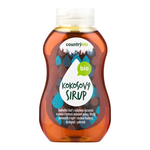 COUNTRY LIFE Bio Sirup kokosový 250 ml