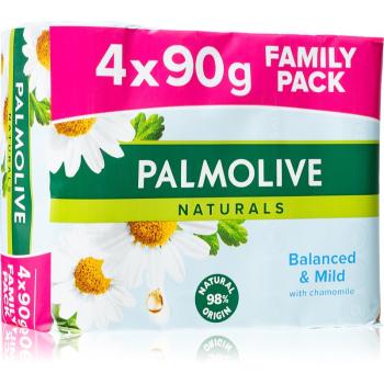 Palmolive Naturals Chamomile tuhé mydlo s harmančekom 4x90 g