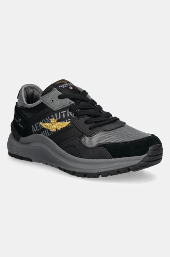 Tenisky Aeronautica Militare čierna farba, SC286CT3377