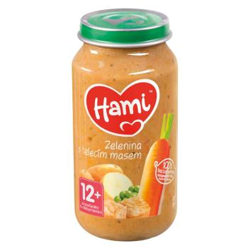 HAMI Zelenina s teľacím mäsom od 12.mesiaca 250 g