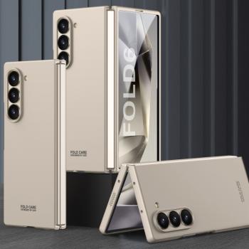 GKK Plastový kryt so sklom pre vonkajší displej Samsung Galaxy Z Fold6 5G TITANIUM GREY