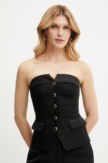 Top Marciano Guess VITTORIA čierna farba, holý chrbát, 5GGH07 7300A