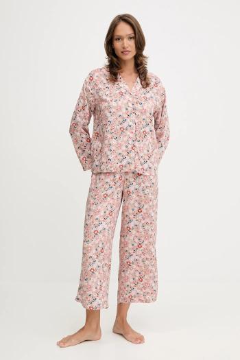 Pyžamo United Colors of Benetton dámske, oranžová farba, 4W313P00U