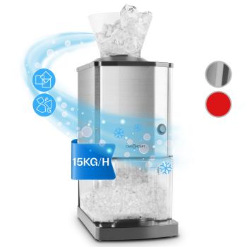 OneConcept Icebreaker Ice Crusher 15 kg / h găleată din oțel inoxidabil pentrugheață 3,5L