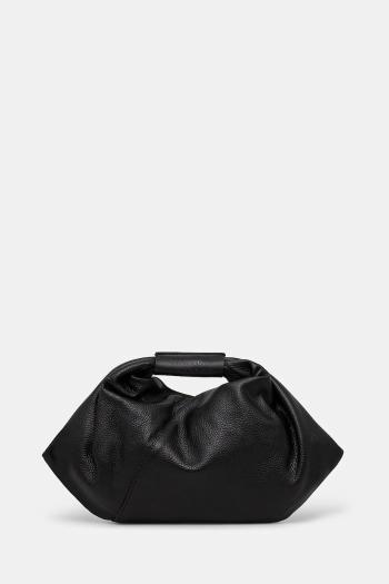 Kožená kabelka MM6 Maison Margiela Japanese Draped Mini čierna farba, SB5WD0029