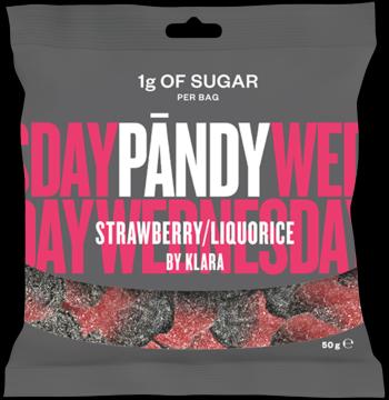 PÄNDY Candy strawberry liquorice 50 g
