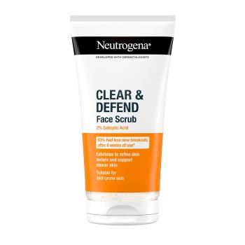 Neutrogena Vyhladzujúci peeling Clear & Defend (Face Scrub) 150 ml