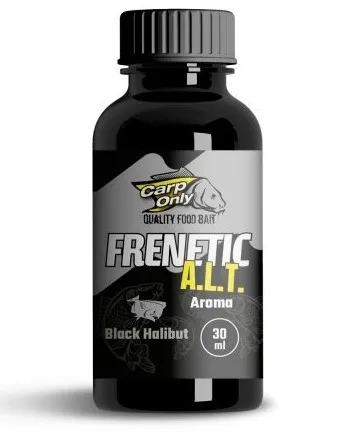 Carp only aróma dropper frenetic a.l.t. 30 ml - black halibut