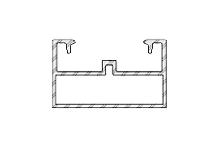 Hliníkový podkladový profil 9530, 30x50x6000 mm, TWINSON