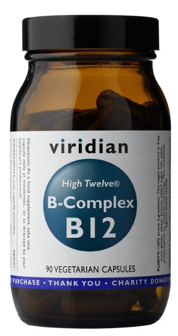 VIRIDIAN B-Complex B12 High Twelwe® 90 kapsúl