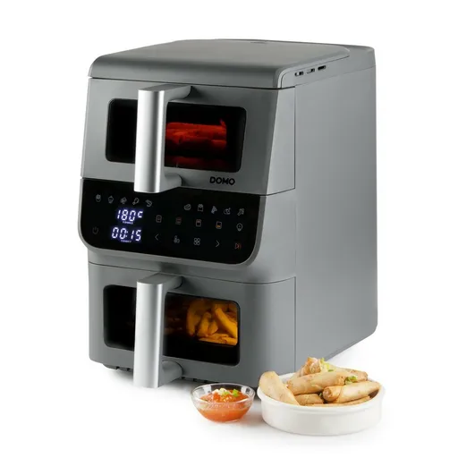 DOMO DO550FR vertikálna dvojitá teplovzdušná fritéza