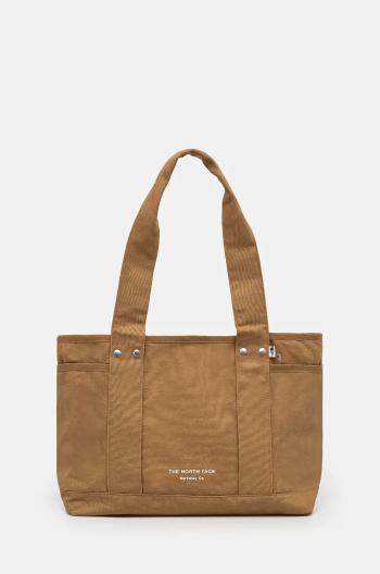 Bavlnená taška The North Face Circular Cotton Tote hnedá farba, NF0A88TN1731