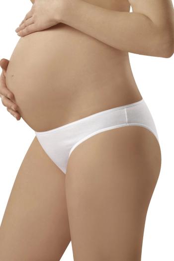 Dámske tehotenské nohavičky Mama mini white