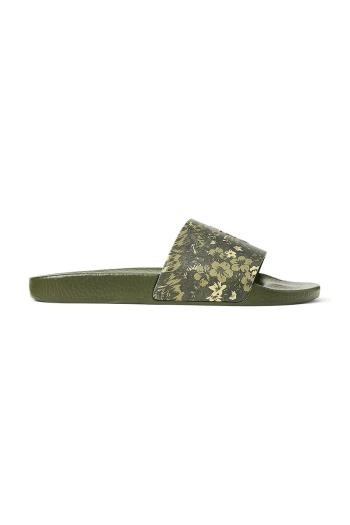Šľapky Polo Ralph Lauren Polo Slide pánske, zelená farba, 809961002001