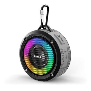TESLA Sound BS60 Bezdrôtový Bluetooth reproduktor vodoodolný, sivý (8595689803223)