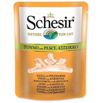 SCHESIR Kapsička tuniak + sardinka vo vývare 70 g (8005852615886)