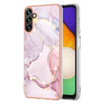 IMD MARBLE Ochranný kryt pre Samsung Galaxy A55 5G ROSE GOLD