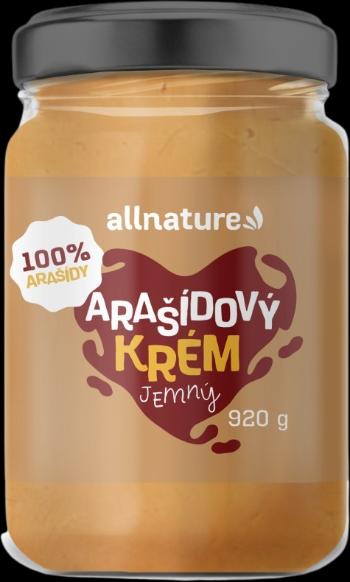 ALLNATURE Arašidový krém jemný 920 g