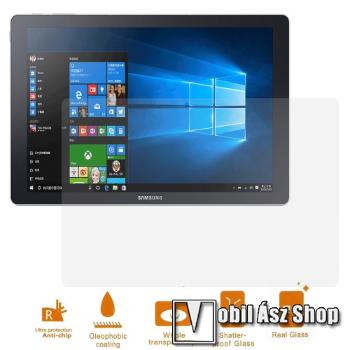 Előlap védő karcálló edzett üveg - 0,3 mm vékony, 9H, Arc Edge, A képernyő sík részét védi - SAMSUNG Galaxy TabPro S
