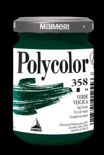 MAIMERI POLYCOLOR - Jemné vinylové farby 358 - sap green, 140 ml