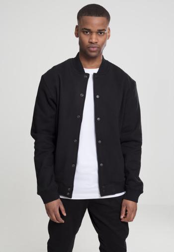 Urban Classics 2-tone College Sweatjacket blk/blk - 5XL