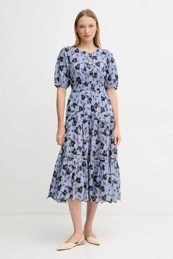 Bavlnené šaty Pepe Jeans EVA midi, áčkový strih, PL953695