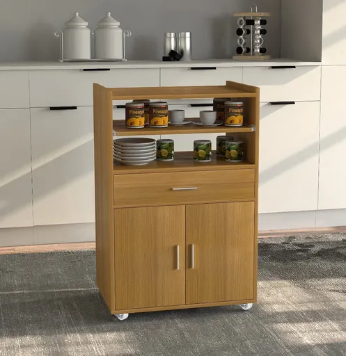 Kuchyňský vozík VCM „Kiola“, buk