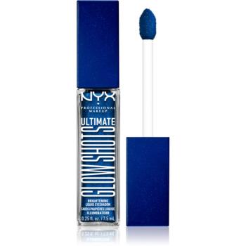 NYX Professional Makeup Ultimate Glow Shots trblietavé tekuté očné tiene odtieň 21 Blueberry Bank 7,5 ml