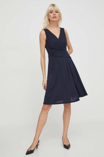 Šaty Lauren Ralph Lauren čierna farba,mini,áčkový strih,250865006