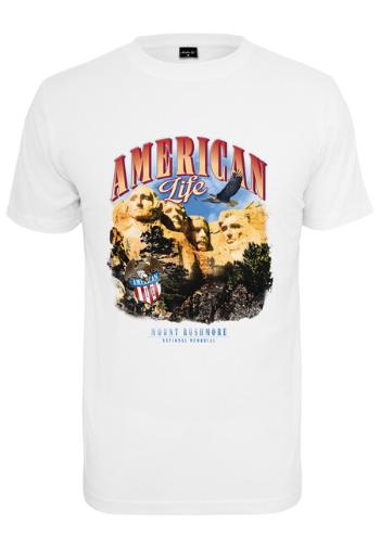 Mr. Tee American Life Mount Roushmore Tee white - S