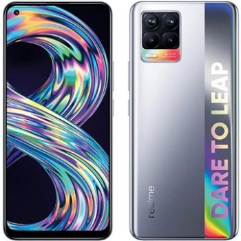 Realme 8 DualSIM 4 GB/64 GB strieborný (RMX3085SL4)