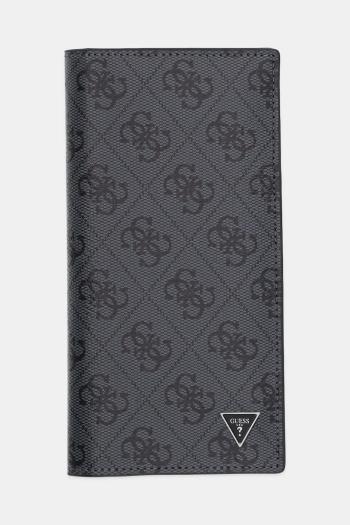 Kožená peňaženka Guess čierna farba, SMLYLL LEA39