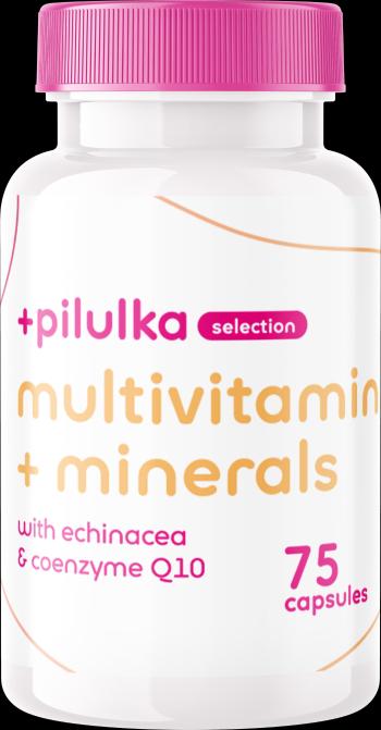 PILULKA SELECTION Multivitamín s minerálmi s Echinaceou + Koenzým Q10 75 kapsúl