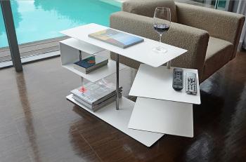 Radius design cologne Stolík RADIUS DESIGN (X-CENTRIC TABLE 2 white 570C) biely