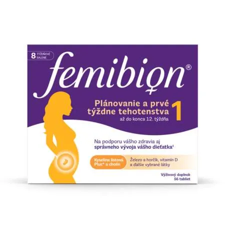 P&G Health Femibion 1 Plánovanie a prvé týždne tehotenstva 56 tabliet