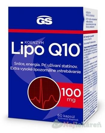 GS Koenzym Lipo Q10 100mg 60 kapsúl