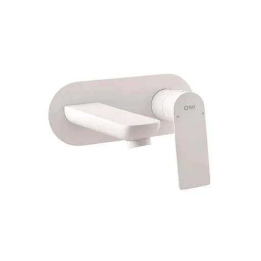 RAV SLEZÁK Nil umývadlová batéria vrátane podomietkového telesa matná biela NL135BMAT