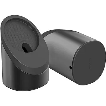 Ahastyle hliníkovo – silikónový magsafe stojan 360° čierny (PT134-Black)