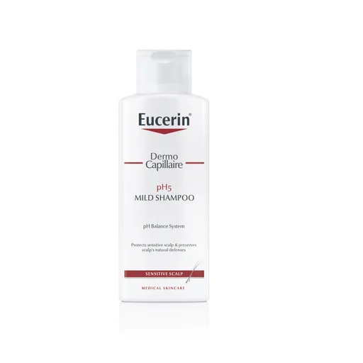 EUCERIN DermoCapillaire pH5 šampón na vlasy pre citlivú pokožku 250 ml