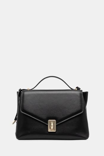 Kožená kabelka Furla čierna farba, WB01516 BX3227 O6000