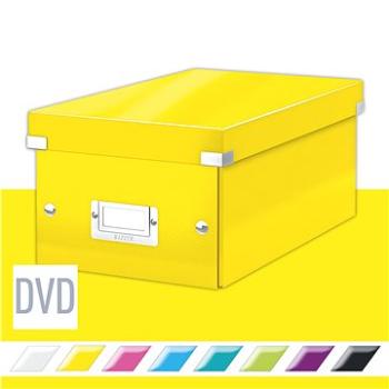 LEITZ WOW Click & Store DVD 20.6 x 14.7 x 35.2 cm, žlutá (60420016)