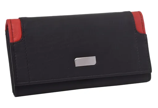 Dámska peňaženka MERCUCIO čierna/červená 2311803